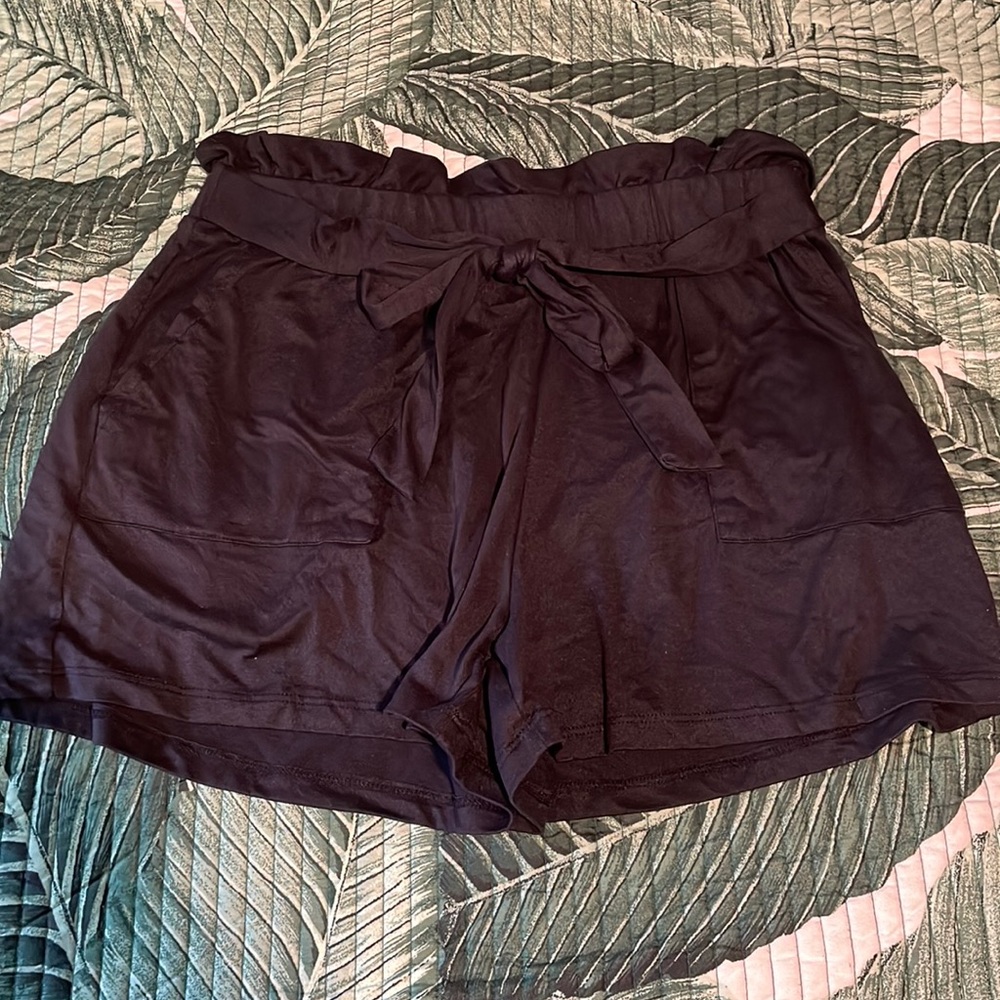 Black Hippie Rose Shorts